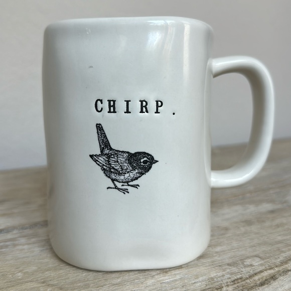 Rae Dunn Magenta Chirp Ceramic Tea Coffee Cup Mug - Picture 2 of 11
